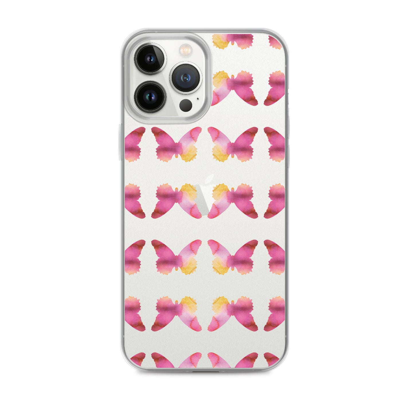 Clear Case for iPhone Pink Orchid