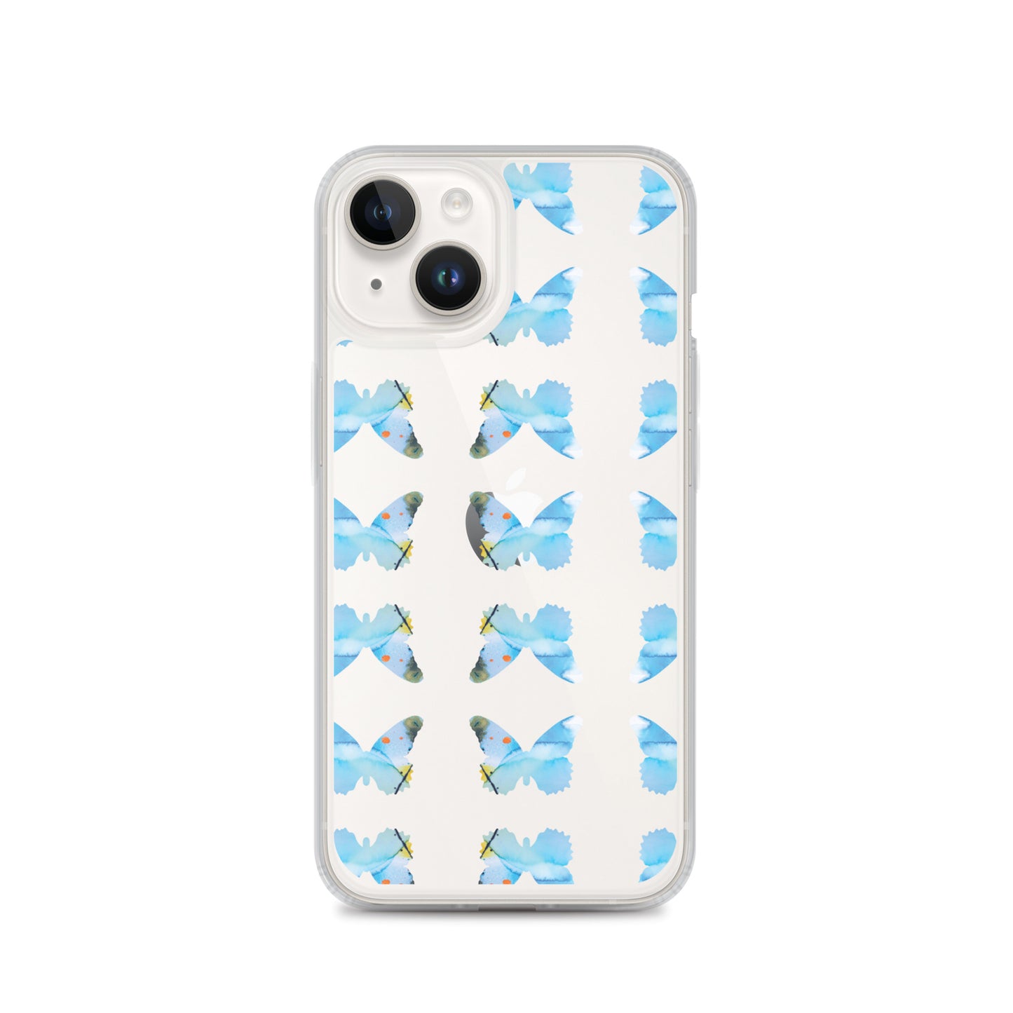 Clear Case for iPhone Light Blue