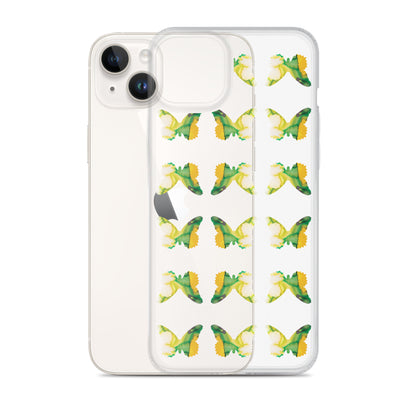 Clear Case for iPhone Tropical Green