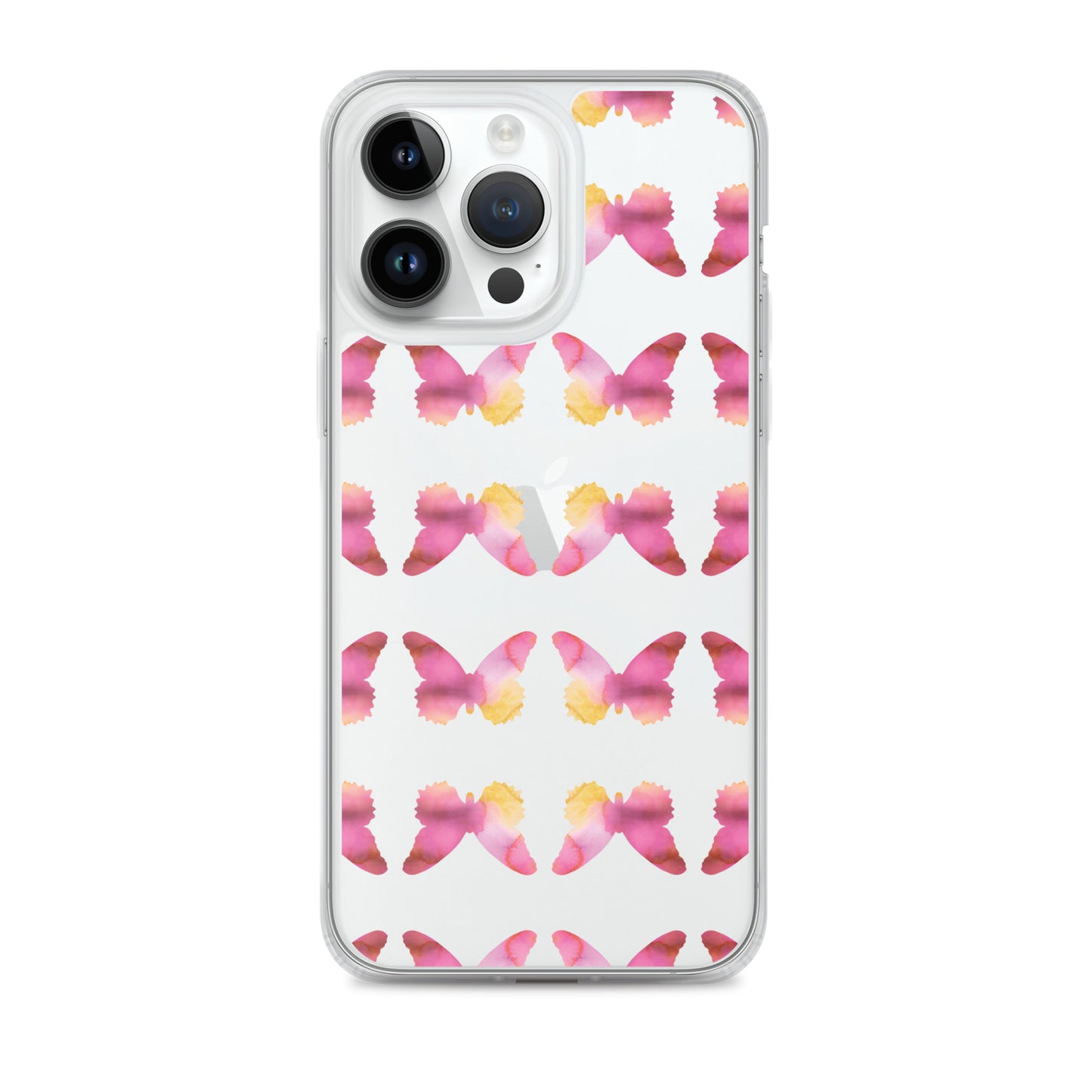 Clear Case for iPhone Pink Orchid