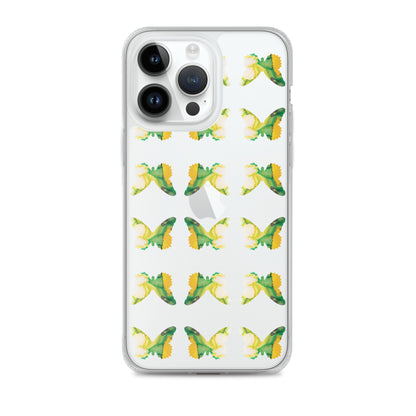 Clear Case for iPhone Tropical Green