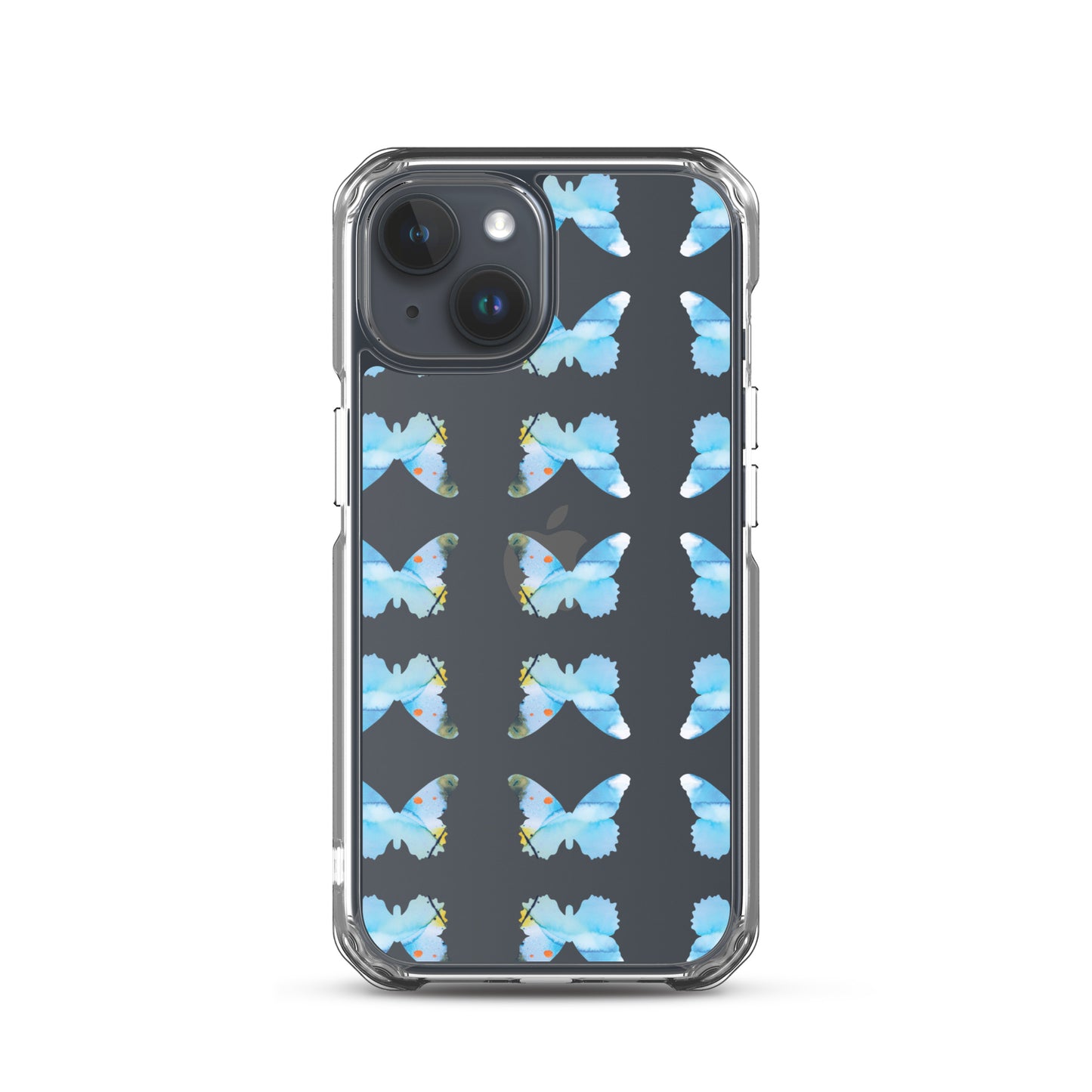 Clear Case for iPhone Light Blue