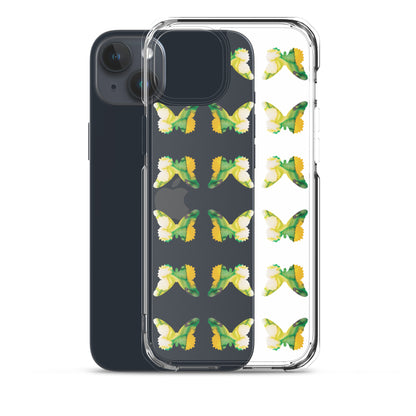 Clear Case for iPhone Tropical Green