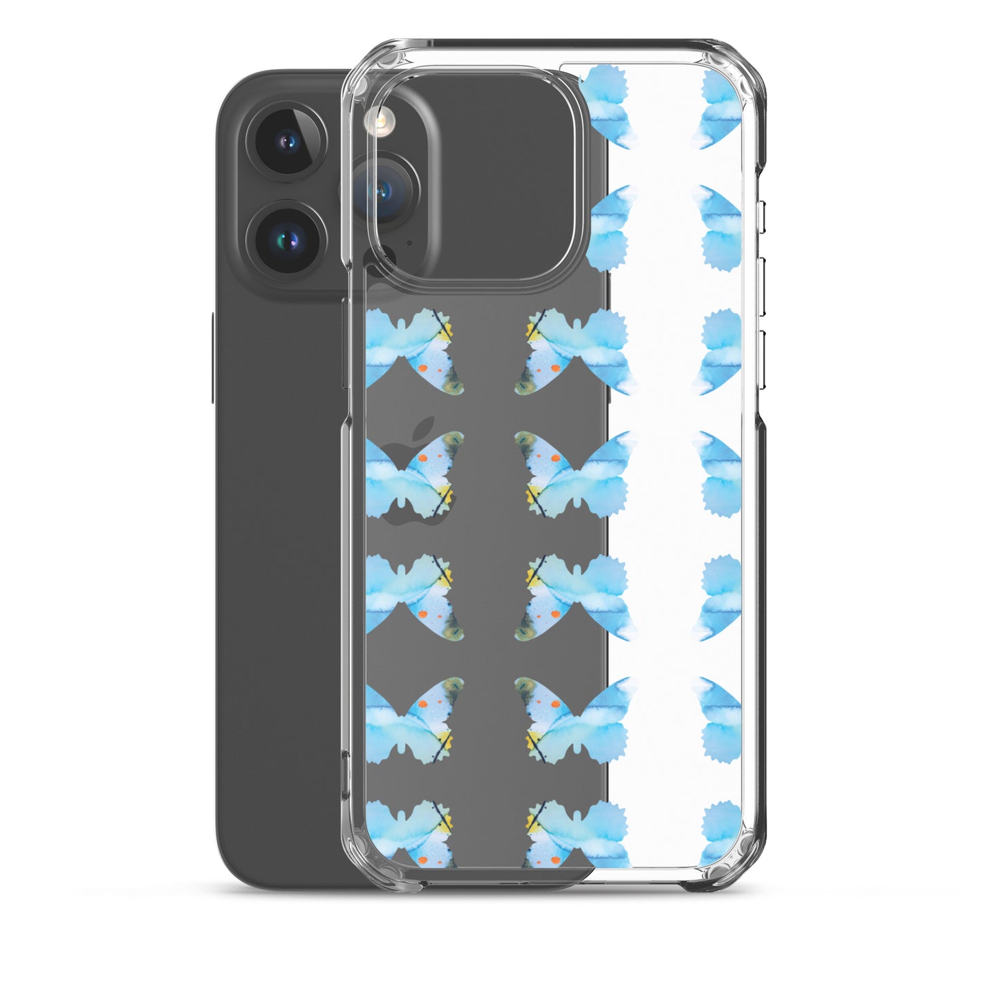 Clear Case for iPhone Light Blue