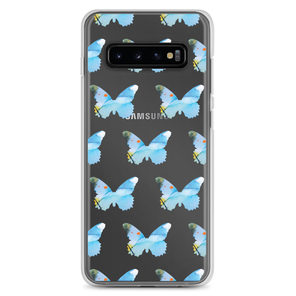 Clear Case for Samsung Light Blue