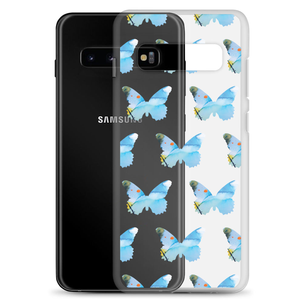 Clear Case for Samsung Light Blue