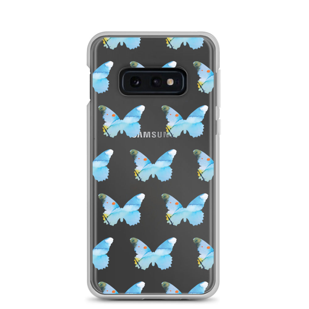 Clear Case for Samsung Light Blue