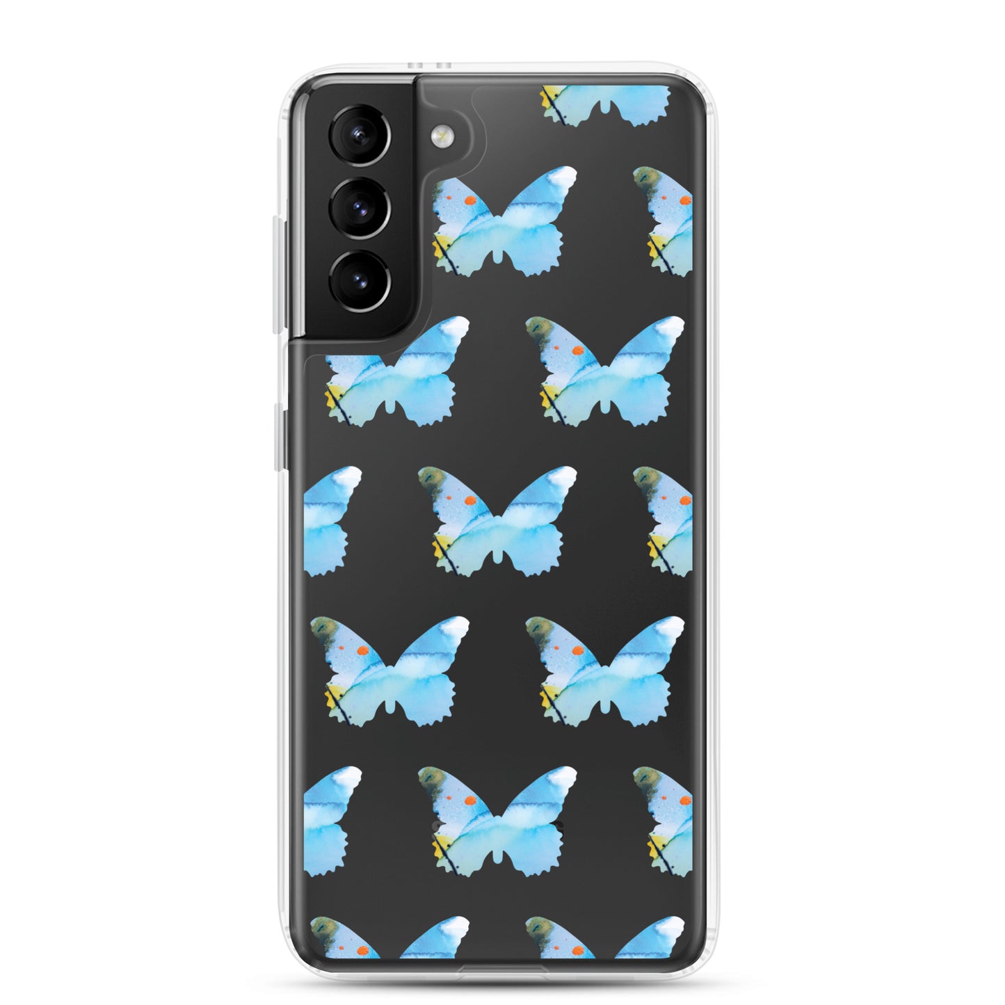 Clear Case for Samsung Light Blue