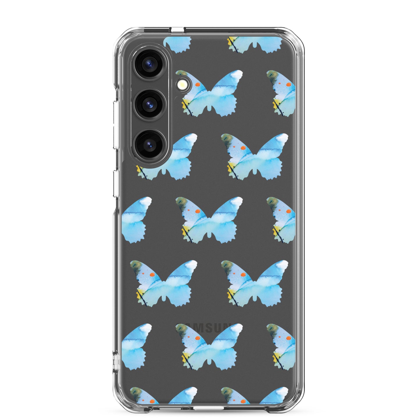 Clear Case for Samsung Light Blue