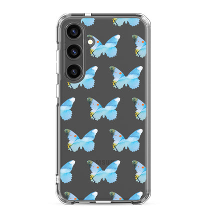 Clear Case for Samsung Light Blue