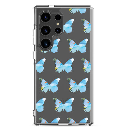 Clear Case for Samsung Light Blue