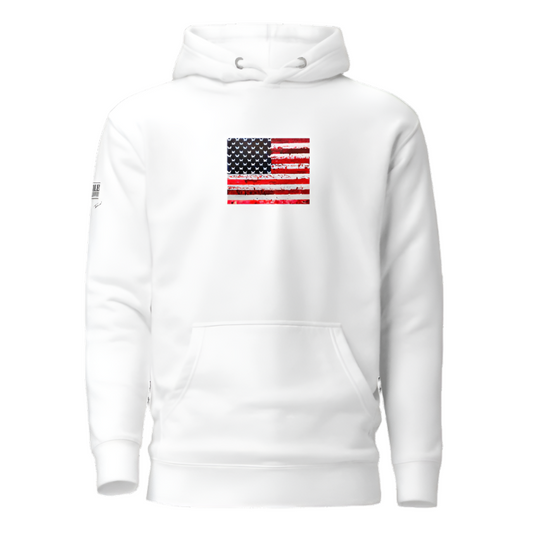 American Dream Unisex White Hoodie