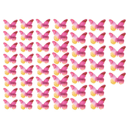 Pink Orchid Butterfly Decal Set