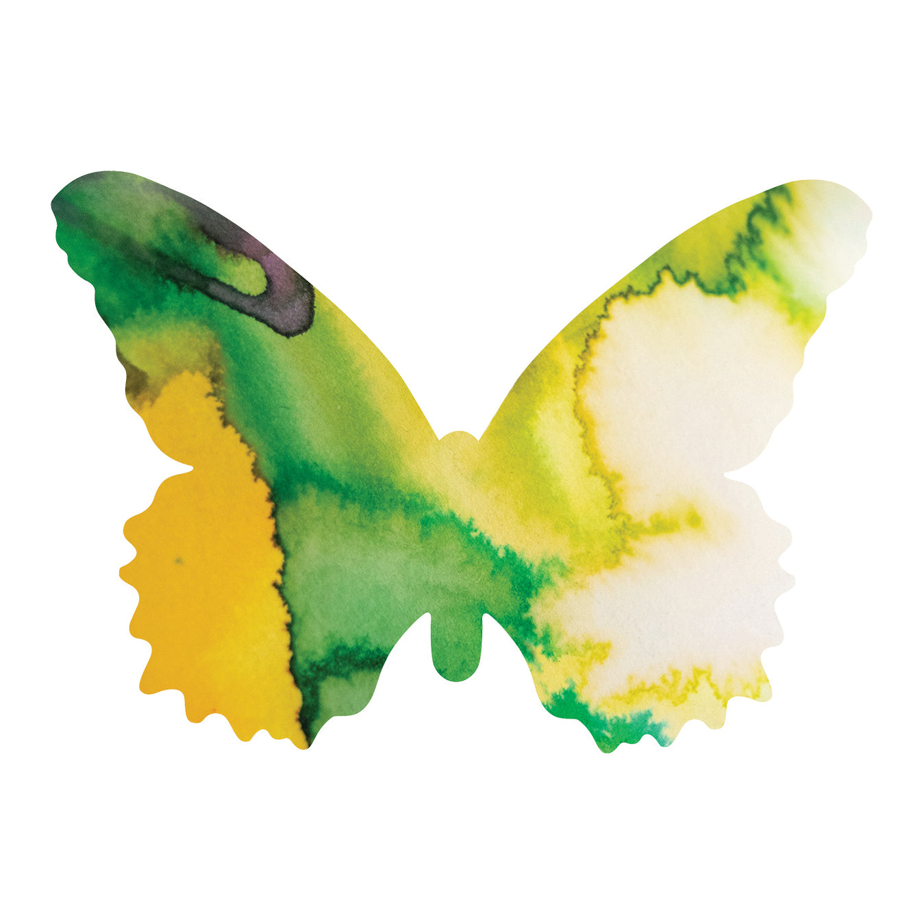 Tropical Green Butterfly Decal Set